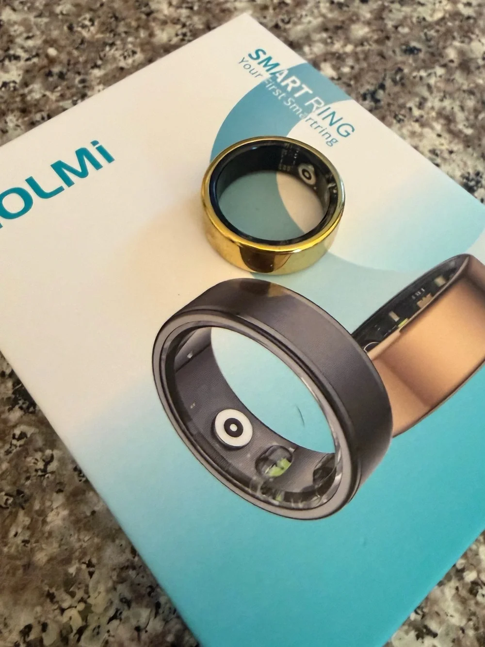 Colmi smart ring - gold